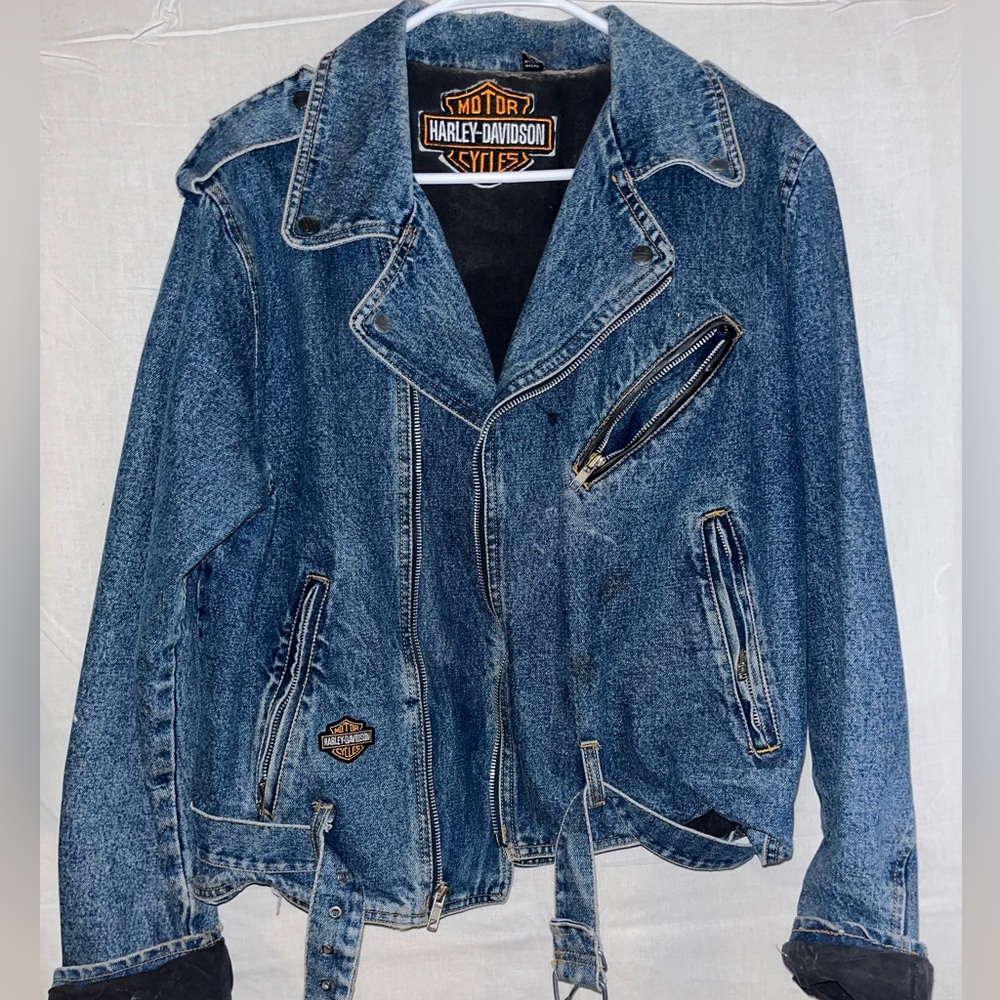 Harley Davidson Jean biker jacket